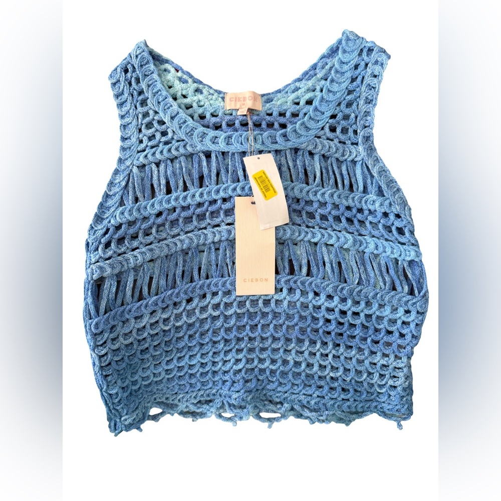 Ciebon NWT Silas Sleeveless Crochet Knit Top size medium